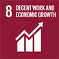 <h3>GOAL 8</h3>
<p>Decent work and economic growth</p>
